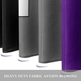 thumbnail image 4 of Shower Curtain Modern Purple and Black White Shower Curtain Set Grey Geometric Polyester Fabric Waffle Weave Textured for Bathroom with 12 Hooks, Water Repellent, Machine Washable, 72×72 Inches, 4 of 5