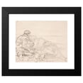 thumbnail image 2 of Fritz Syberg 14x12 Black Modern Framed Museum Art Print Titled - Johannes Larsen Makes Studies (1900 - 1901), 2 of 5