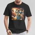 thumbnail image 2 of 2024 Total Solar Eclipse Dog Taking Selfie T-Shirt, Funny Pup Wearing Glasses Celestial Event Graphic Tee, April 8 Eclipse Watch Party Shirt, Space Lover Pet Humor Gift Top For Men Women, 2 of 3