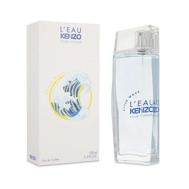 L Eau Kenzo Hyper Wave Pour Homme 100Ml Edt Spary Kenzo Perfume para hombre kenzo Aqua Kenzo Hyper Wave EDT 100ml Walmart en linea