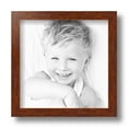thumbnail image 2 of ArtToFrames 8x8" Walnut Picture Frame, Brown Wood Poster Frame, with Regular Glass and Foam Backing 3/16 inch (FBPL-4215), 2 of 8