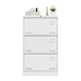 thumbnail image 6 of Syngar Metal Lateral File Cabinets with Lock, 3 Widened Drawer Large Filing Cabinet, Lockable Storage Cabinet for Legal/Letter/A4/F4 Size Home Office, White, 6 of 7