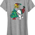 thumbnail image 3 of Peanuts - Snoopy Woodstock Tree - Women's Short Sleeve Graphic T-Shirt, 3 of 6