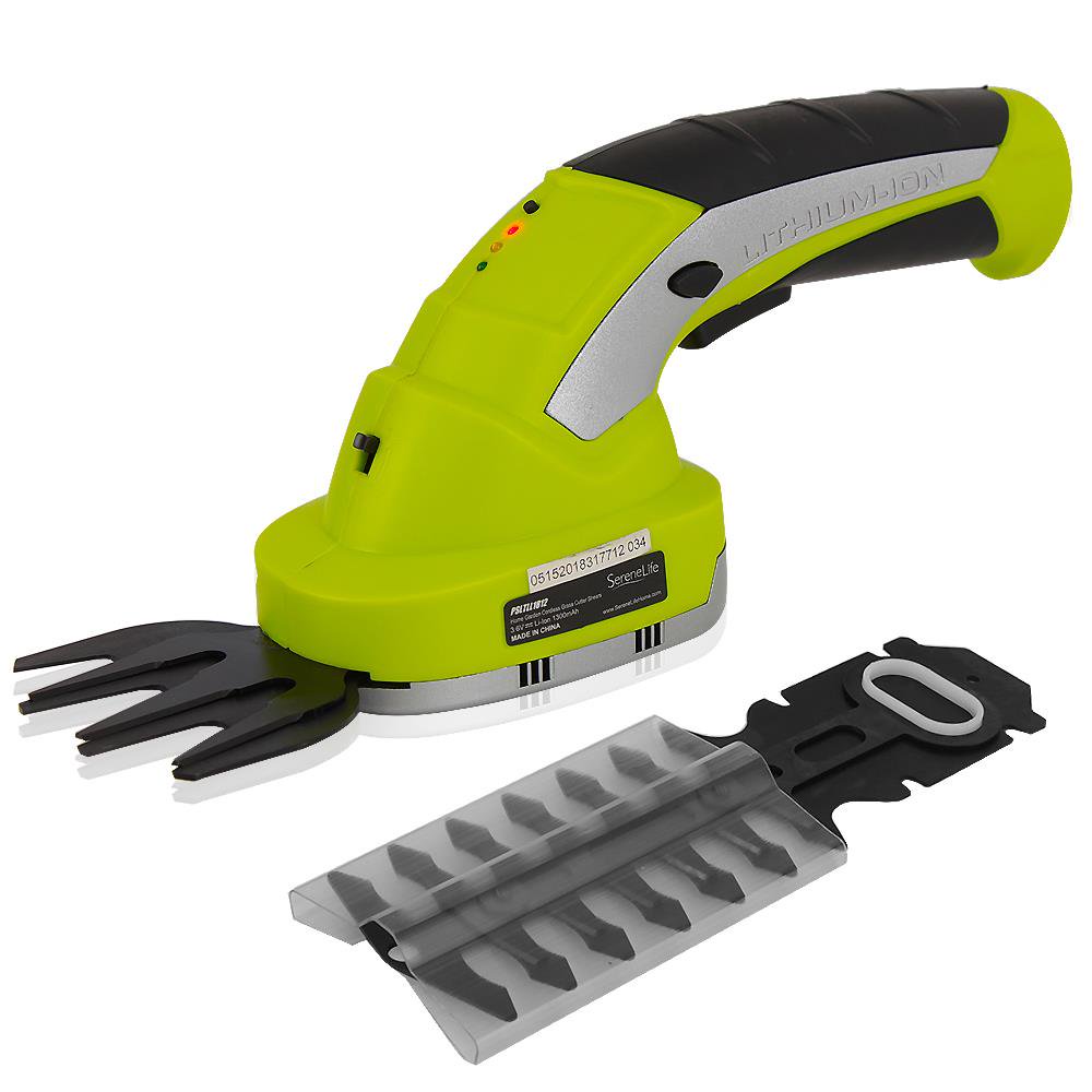 SereneLife PSLTLL1812 3.6V Cordless Grass Cutter Shears Electric