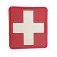 thumbnail image 3 of destyer Self-adhesive Arm Badge Unisex Clothes Shirt Sleeve Adhesive PVC 3D Rescue Arm Patch, Red Base, 3 of 7