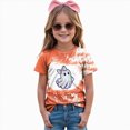 thumbnail image 2 of HCNTES Spooky Season Shirts for Toddler Baby Girls Halloween T-Shirt Ghost Graphic Tees Short Sleeve Tops, 2 of 4