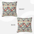 thumbnail image 3 of LNWH Decorative Pillow Covers, Southwest Ethnic Tribe Style Square Sofa Decorative Knit Pillow Case, 16"x16", 3 of 8