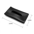 thumbnail image 2 of Car Tissue Box Towel Sets Car Sun Visor PU Leather Tissue Box Holder Car Tissue Holder for Cars Black,1 x Car sun visor tissue box,black, 2 of 6