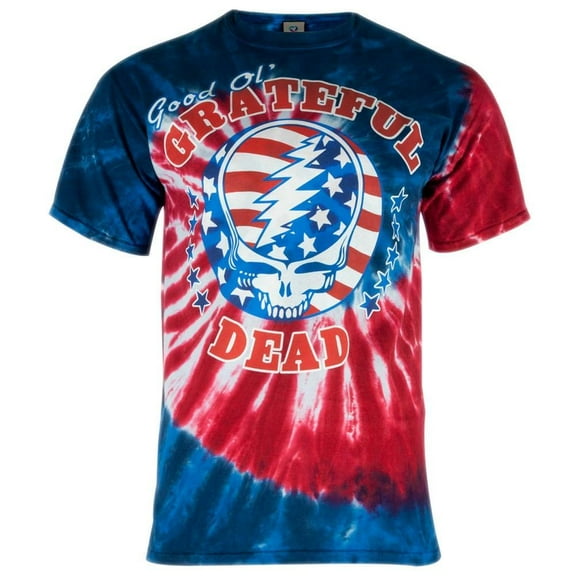 Grateful Dead Men's Good Ol' Tie Dye Adult Short Sleeve T Shirt