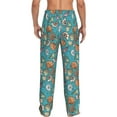 thumbnail image 7 of Salouo Cute Conch Print Pajama Pants for Men, Lounge Pants Elastic Waistband Casual Men's sleepwear Loungewear Sleep Pajama Pant -Large, 7 of 7