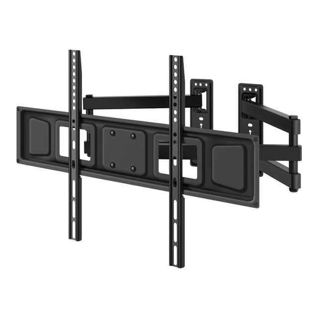 Soporte para pantallas de 40" a 70" con dos brazos articulados independientes, para esquinas negro