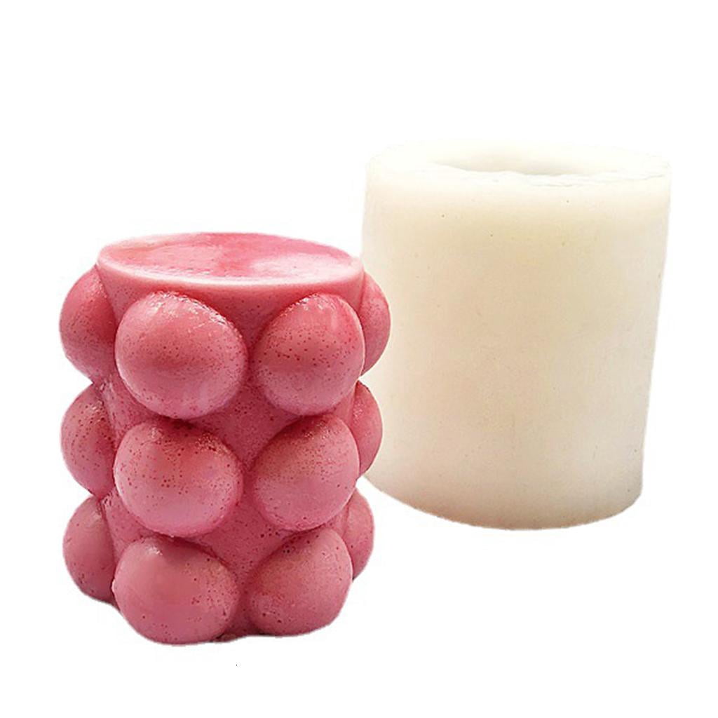 HannLk 3D Candle Silicone Molds Handmade Soap Ornaments Moulds DIY Soap Candles Moulds