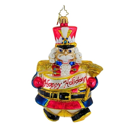 Christopher Radko Company 5.25In Regal Roller, Glass, Ornament Christmas Nutcracker 1014967