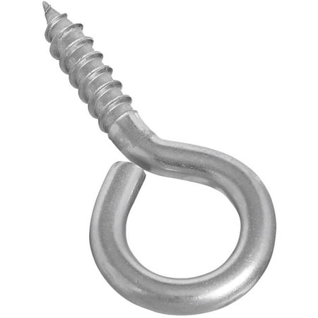 - National Mfg. #4 Stainless Steel Large Screw Eye N220467 Pack of 20