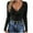 Black, variant on RYDCOT Women's Sweater Cute Twist Knot Knit Basic Tops Ribbed Long Sleeve V-Neck Pullover Sweater Fall Sweaters for Women Ladies Sweaters Clearance