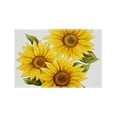 thumbnail image 4 of JoyMoreHome Beautiful Sunflowers Placemats Set of 4 Wood Board Florals Table Mats Place Mats for Kitchen Dining Decor Heat Resistant Non-Slip Washable, 4 of 6