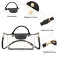 thumbnail image 3 of FALAN MULE Clear Crossbody Bag Stadium Approved with Adjustable Strap for Concerts and Sports Events, 3 of 6