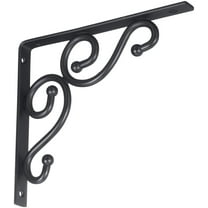 Stanley Hardware S250-590 773BC Ornamental Shelf Bracket in Black