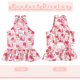 thumbnail image 3 of Conjunto de arnés y correa para vestido de perro pequeño, lindos vestidos de princesa para cumpleaños, vestidos para perros con estampado de frutas suaves, vestidos para cachorros, ropa para perros, 3 of 7