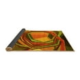 thumbnail image 2 of Ahgly Company Indoor Square Abstract Yellow Contemporary Area Rugs, 7' Square, 2 of 4