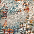 thumbnail image 6 of SAFAVIEH Madison Flowers Vintage Abstract Area Rug, Grey/Blue, 8' x 8' Square, 6 of 10