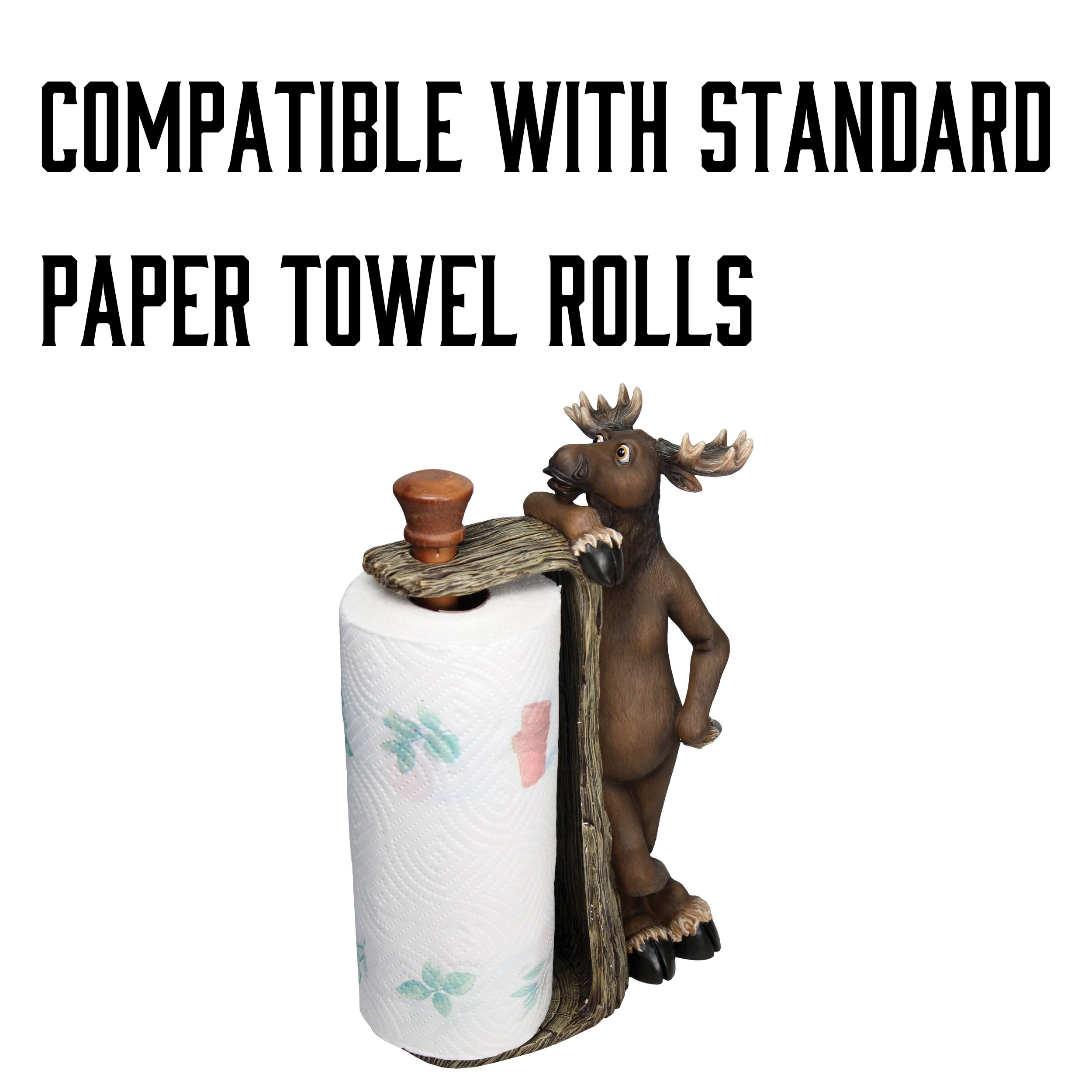 Deer Standing Paper Towel Holder – Rusty Moose Marketplace