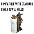 thumbnail image 5 of Rivers Edge Products Countertop Paper Towel Holder, Unique Resin and Wood Paper Towel Holder, Novelty Napkin Roll Holder for Counter, Giftable Animal Paper Towel Stand, Moose, 5 of 7
