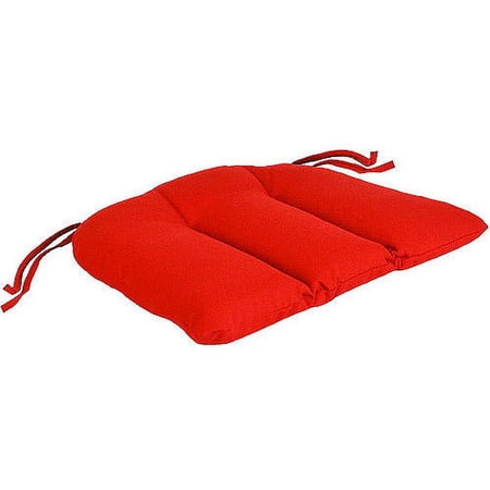 Jordan Manufacturing 16" x 19" Pompei Red Outdoor Seat Cushion