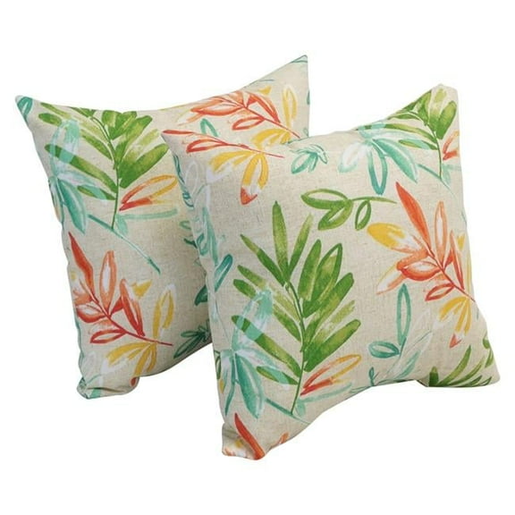 17-inch Square Polyester Outdoor Throw Pillows (Set of 2) 9910-S2-OD-117