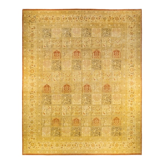 Mogul, One-of-a-Kind Hand-Knotted Area Rug - Brown, 12' 3" x 15' 2"