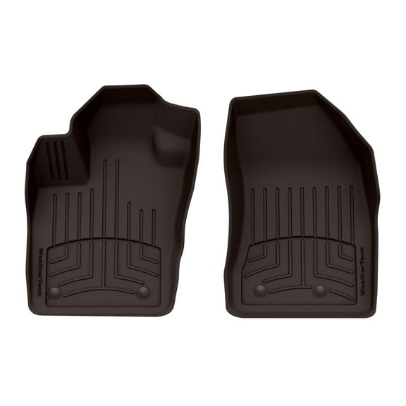 WeatherTech FloorLiner HP Custom Fit Floor Mats compatible with 2015-2023 Jeep Renegade - 1st Row (Driver & Passenger), Cocoa