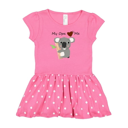 

Inktastic Koala ( Opa Loves Me) Gift Baby Girl Dress