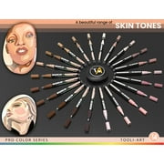 Acrylic Paint Pens 22 Assorted Skin Flesh Tones Pro Markers Set 0.7mm Extra Fine