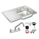 thumbnail image 1 of Fregadero Tarja De Empotrar Acero Inox 80x50 Cm (con Kit), 1 of 5