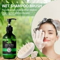 thumbnail image 4 of Aliver Silicone Massage Comb & Black Castor Shampoo Kit, Moisturize & Massage Scalp, Save Shampoo (White), 4 of 10