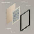 thumbnail image 4 of PixonSign Framed Canvas Print Wall Art Set - William Morris Flower Patterns Poster Art - Set of 9 Nature Botanical Floral Classic Bohemian Wall Décor for Home Decoration - 12"x16" Black, 4 of 5