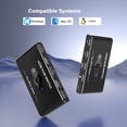 thumbnail image 3 of HDMI KVM Switch 2 Port, 2 Computers 1 Monitor, 4K@60Hz, 4 USB 3.0 Ports, Share Keyboard Mouse Printer for PC Mac Laptop, 3 of 8