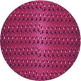 thumbnail image 1 of Ahgly Company Machine Washable Indoor Round Transitional Medium Violet Red Pink Area Rugs, 6' Round, 1 of 7