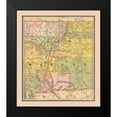 thumbnail image 2 of Cram 12x13 Black Modern Framed Museum Art Print Titled - New Mexico, United States - Cram 1888, 2 of 5