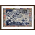 thumbnail image 5 of Art.com Military Planes of the World Aircraft Insignia WWII War Propaganda Print Plastic Sign Art Print, Brown Frame Wall Art, 44" x 32", 5 of 5