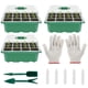 thumbnail image 1 of Billuyoard Paquete de 3 Mini invernadero para bandeja de siembra Bandeja de siembra con tapa 12 celdas por bandeja Semillas para plantar para Jardín y Patio, 1 of 6