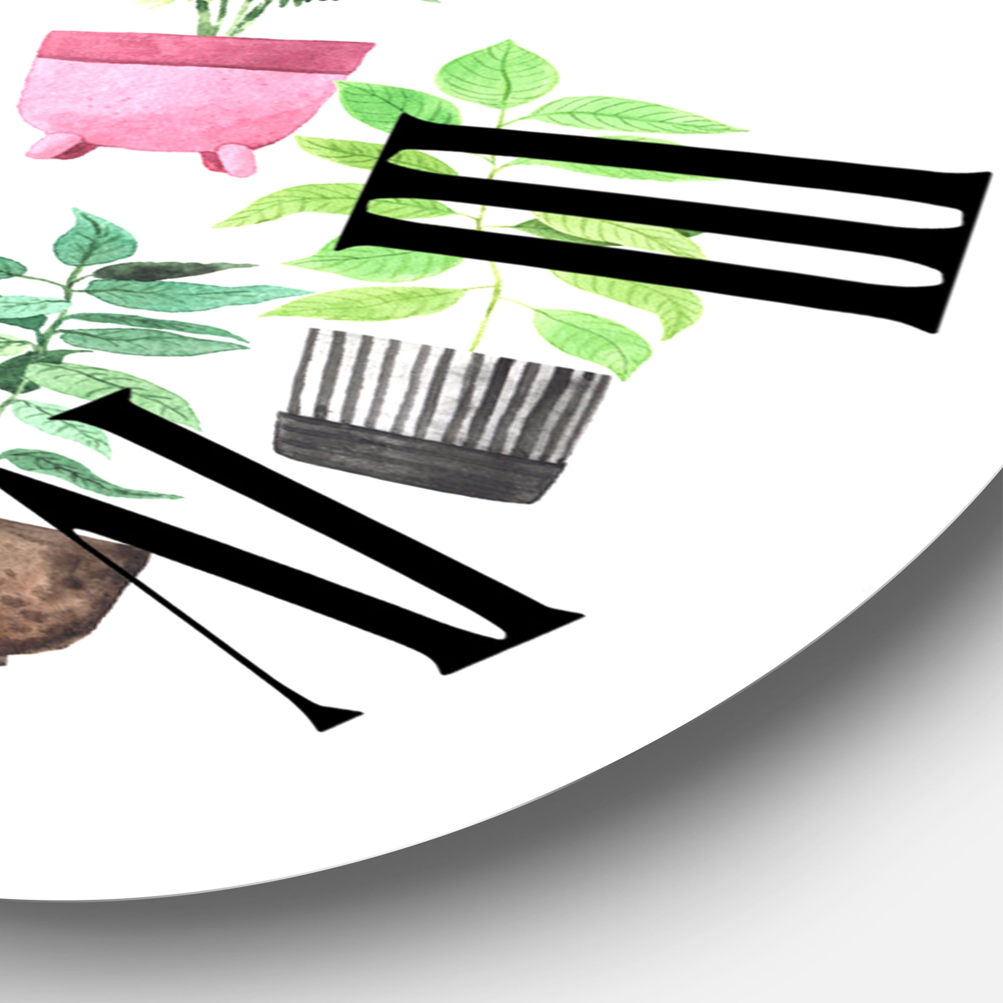 Designart 1 in Quartz Traditional Wall Clock