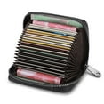 thumbnail image 6 of Slim Card Case Zipper Card Holder Wallet Credit Large Capacity Card Holder, 6 of 9