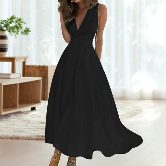 Women's Casual Dress V Neck Wrap Dress Long Dress Long Dress Casual Dress Outfits for Women Wrap Dress for Women Summer Womens Loose Dress Womens Long Sleeve Tunic Dress Summer Dresses Maxi Midi
