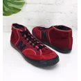 thumbnail image 1 of New Balance Numeric Men's Size 13 Franky Villani Mid Sneaker Shoes Red Corduroy, 1 of 6