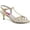 Cream Patent, variant on Women's Pleaser Pink Label Kitten 06 T-Strap Sandal