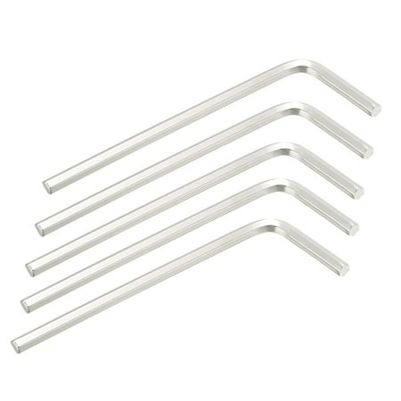 

5pcs L-Shape Inner Hexagonal Spanner Flat End M4 Hex Key Wrench Tool