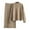 Khaki, variant on SRZYMJ Women Knit Sweater Dress Set Long Sleeve High Neck Pullover Top And Midi Skirt Two Piece Outfit Casual Floral Jacquard Design