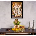 thumbnail image 3 of IBA Indianbeautifulart Radha Krishna Picture Frame Religious Poster Black Wall Frame Deity Photo Frame Wall Decor&nbsp;For Home/ Office/ Temple-6 x 8 Inches, 3 of 7