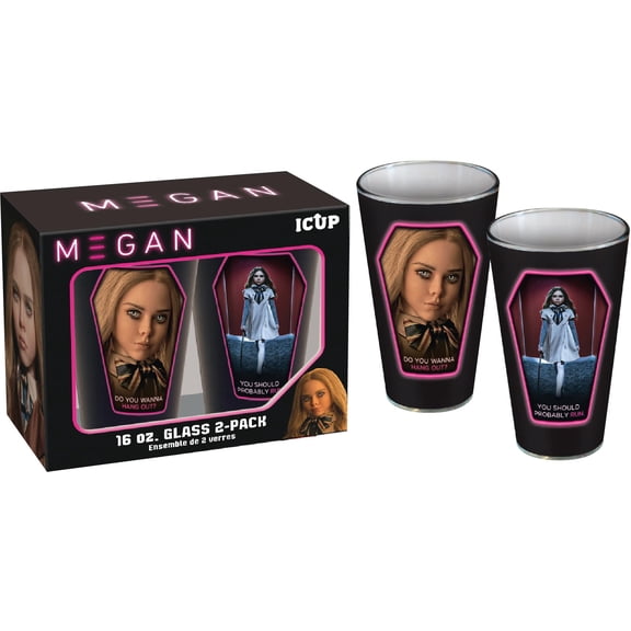 ICUP M3GAN 2 pc Pint Glass Set
